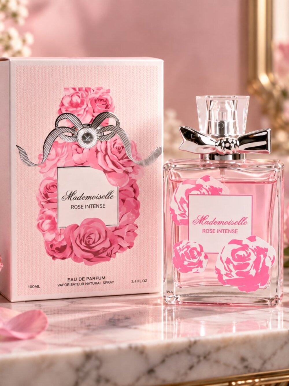 MCH Beauty Mademoiselle Rose Intense EDP 100ML for Women